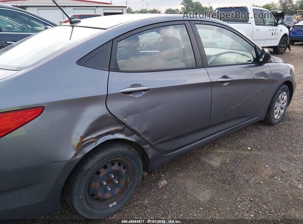 KMHCT4AEXHU282069 2017 HYUNDAI ACCENT Gray წინა ხედი