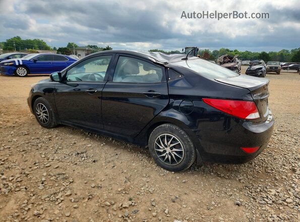 KMHCT4AEXHU341265 2017 HYUNDAI ACCENT Черный Задняя левая четверть