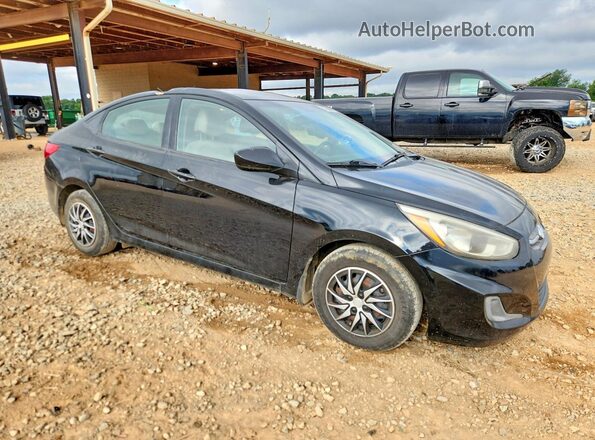 KMHCT4AEXHU341265 2017 HYUNDAI ACCENT Черный Передняя правая четверть
