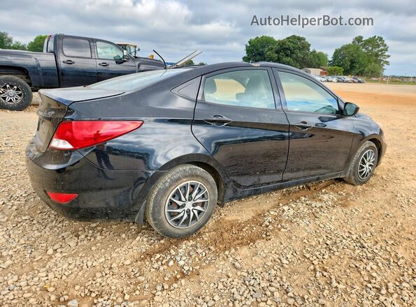 KMHCT4AEXHU341265 2017 HYUNDAI ACCENT Черный Задняя правая четверть