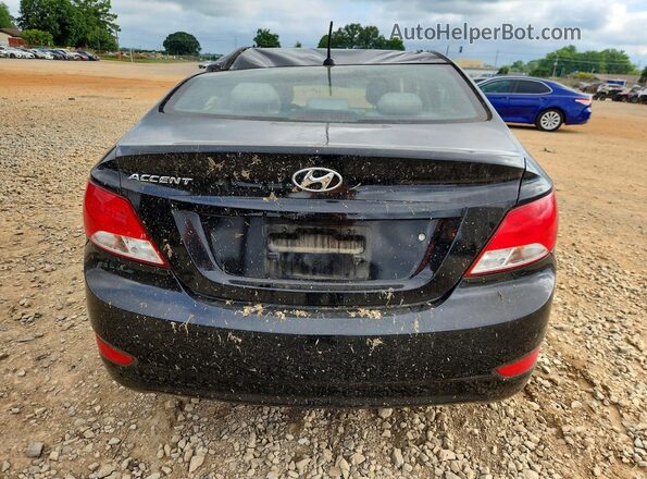 KMHCT4AEXHU341265 2017 HYUNDAI ACCENT Черный Вид сзади