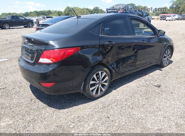 KMHCT4AEXHU373746 2017 HYUNDAI ACCENT Черный Задняя правая четверть