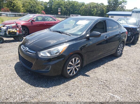 KMHCT4AEXHU373746 2017 HYUNDAI ACCENT Черный Передняя левая четверть