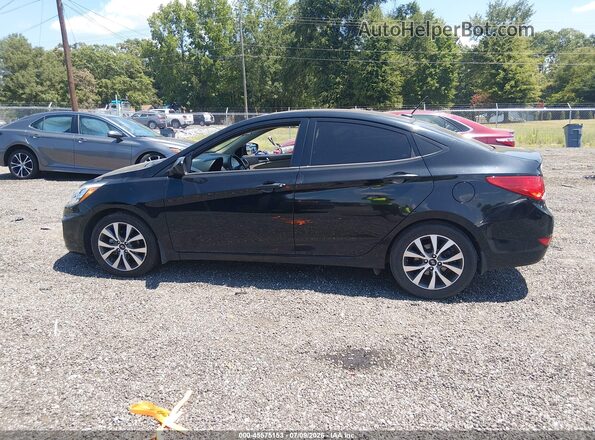 KMHCT4AEXHU373746 2017 HYUNDAI ACCENT Черный Панорамный вид салона 360°