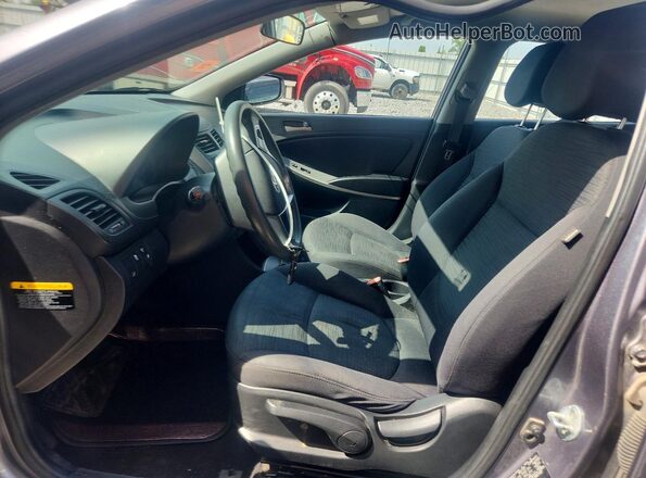 KMHCT5AE0GU247089 2016 HYUNDAI ACCENT Gray Front interior view