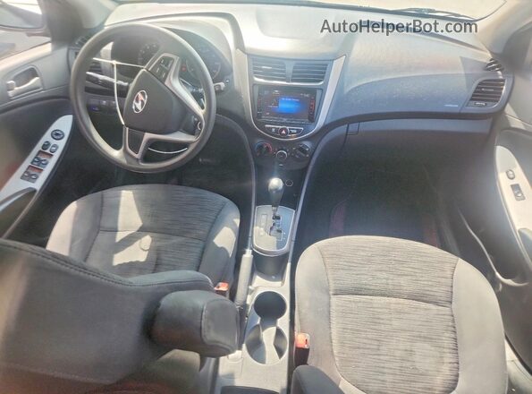 KMHCT5AE0GU247089 2016 HYUNDAI ACCENT Gray Dashboard view