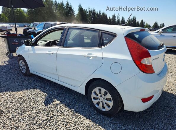 KMHCT5AE0GU256200 2016 HYUNDAI ACCENT White Tył lewy
