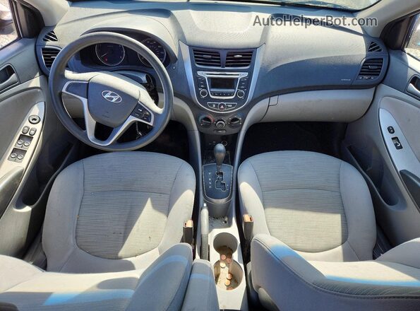 KMHCT5AE0GU256200 2016 HYUNDAI ACCENT White Widok deski rozdzielczej