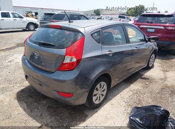 KMHCT5AE0HU301296 2017 HYUNDAI ACCENT Серый Задняя правая четверть