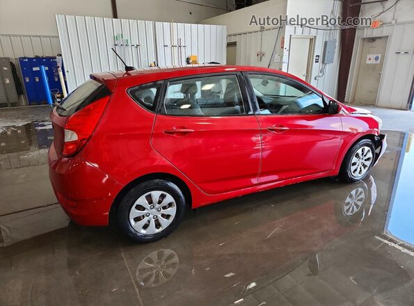KMHCT5AE1GU258568 2016 HYUNDAI ACCENT Red უკანა მარჯვენა