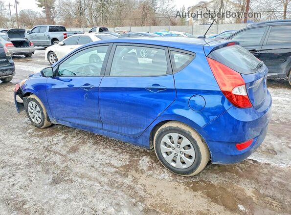 KMHCT5AE1GU278917 2016 HYUNDAI ACCENT Blue Trasero izquierdo