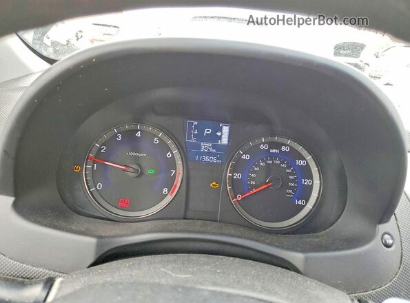 KMHCT5AE1GU278917 2016 HYUNDAI ACCENT Blue Vista del cuadro de instrumentos