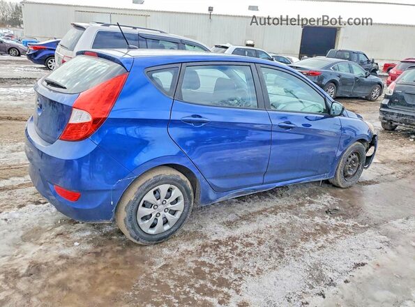 KMHCT5AE1GU278917 2016 HYUNDAI ACCENT Blue Trasero derecho