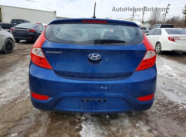 KMHCT5AE1GU278917 2016 HYUNDAI ACCENT Blue Vista trasera