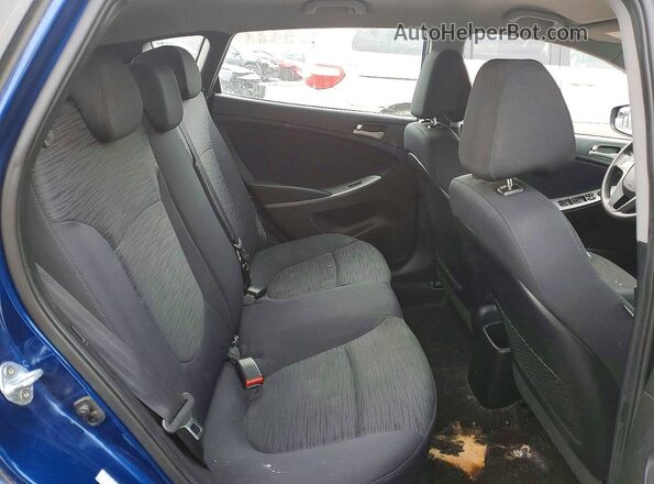 KMHCT5AE1GU278917 2016 HYUNDAI ACCENT Blue Vista de los asientos traseros