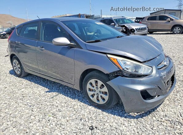 KMHCT5AE1GU281350 2016 HYUNDAI ACCENT Gray წინა მარჯვენა