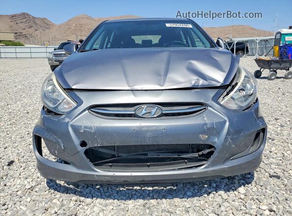 KMHCT5AE1GU281350 2016 HYUNDAI ACCENT Gray წინა ხედი