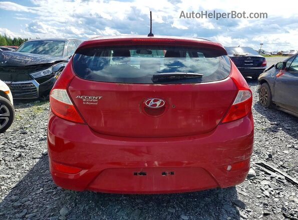 KMHCT5AE1GU290940 2016 HYUNDAI ACCENT Red Rear view