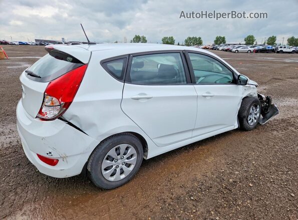 KMHCT5AE1GU292400 2016 HYUNDAI ACCENT White Задня права чверть