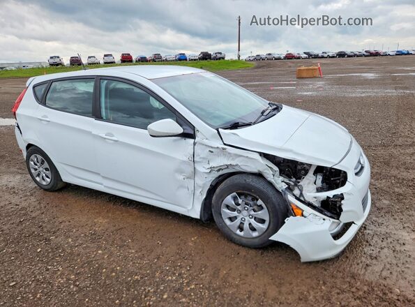 KMHCT5AE1GU292400 2016 HYUNDAI ACCENT White Передня права чверть