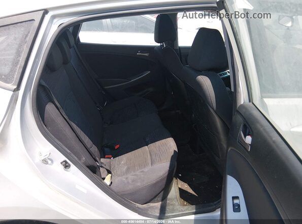 KMHCT5AE1HU319404 2017 HYUNDAI ACCENT Silver Вид наклейки з VIN-кодом