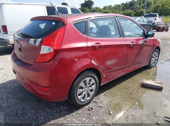 KMHCT5AE1HU362947 2017 HYUNDAI ACCENT Red უკანა მარჯვენა