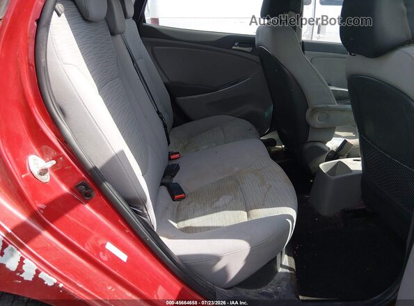 KMHCT5AE1HU362947 2017 HYUNDAI ACCENT Red VIN კოდის სტიკერის ხედი