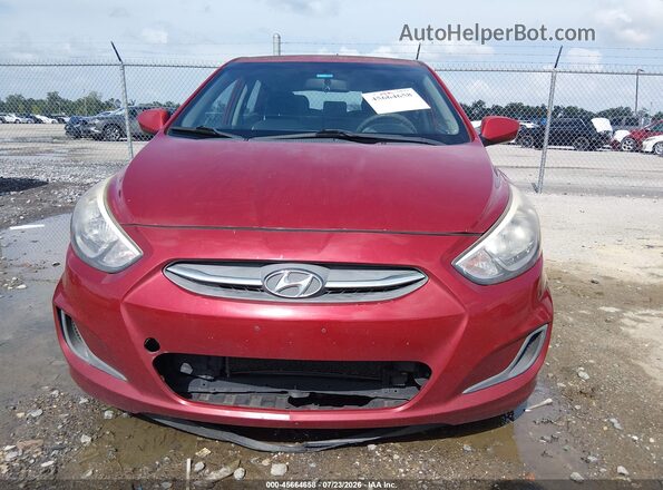 KMHCT5AE1HU362947 2017 HYUNDAI ACCENT Red წინა ხედი