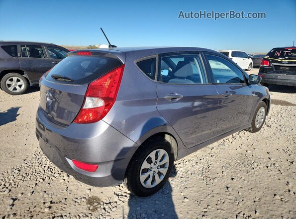 KMHCT5AE2GU255484 2016 HYUNDAI ACCENT Gray Հետևի աջ