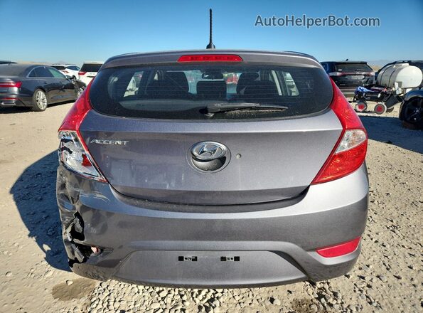 KMHCT5AE2GU255484 2016 HYUNDAI ACCENT Gray Հետևի տեսք