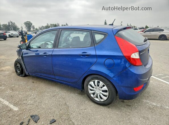 KMHCT5AE2GU261026 2016 HYUNDAI ACCENT Blue Trasero izquierdo