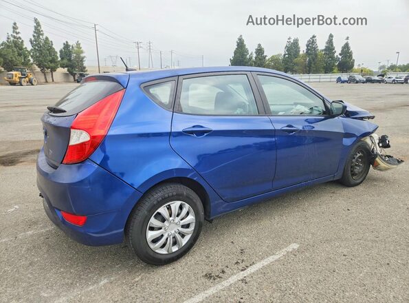 KMHCT5AE2GU261026 2016 HYUNDAI ACCENT Blue Trasero derecho