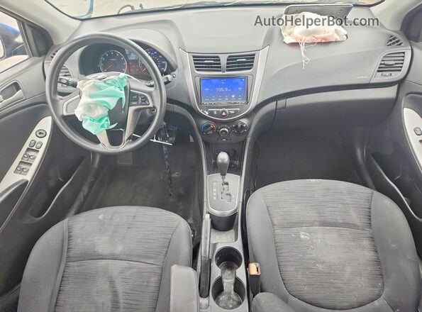 KMHCT5AE2GU261026 2016 HYUNDAI ACCENT Blue Vista del salpicadero