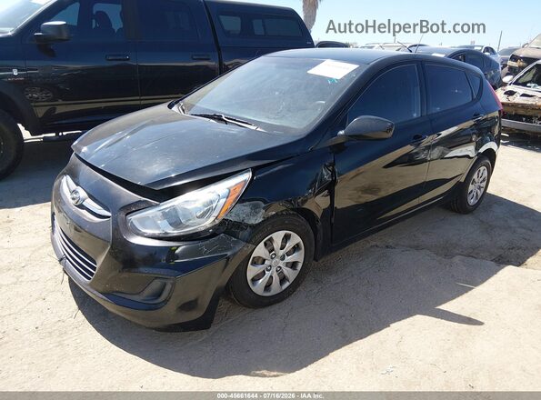 KMHCT5AE2GU275959 2016 HYUNDAI ACCENT Black Vista tres cuartos delantera izquierda