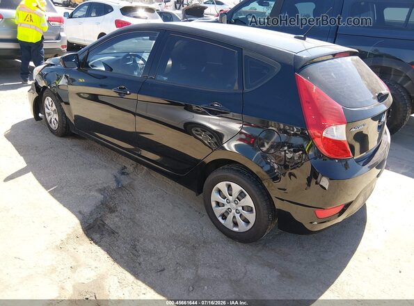 KMHCT5AE2GU275959 2016 HYUNDAI ACCENT Black Trasero izquierdo