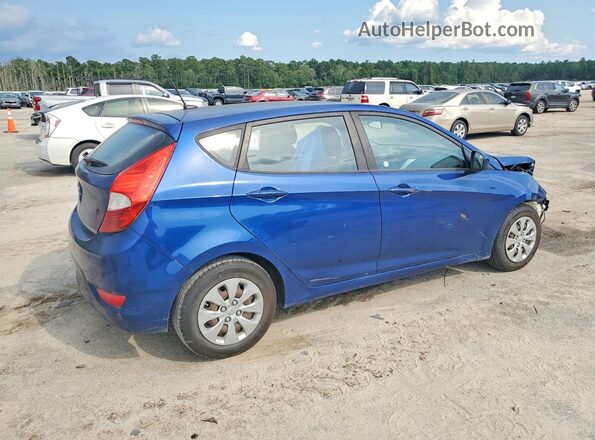 KMHCT5AE2HU313031 2017 HYUNDAI ACCENT Blue Trasero derecho