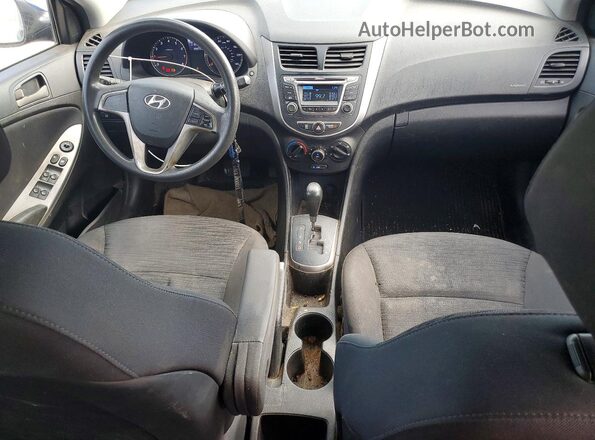 KMHCT5AE2HU313031 2017 HYUNDAI ACCENT Blue Vista del salpicadero
