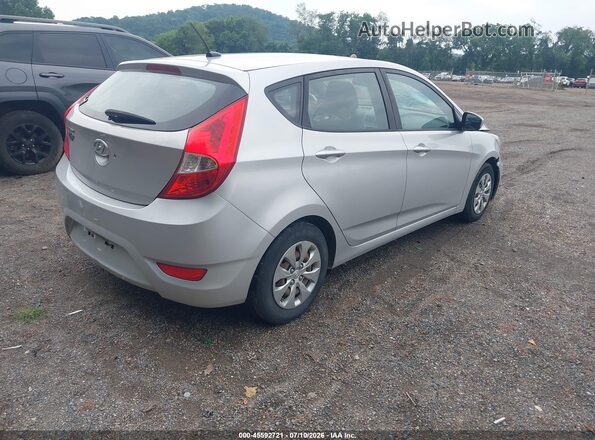 KMHCT5AE2HU335594 2017 HYUNDAI ACCENT Silver Задня права чверть