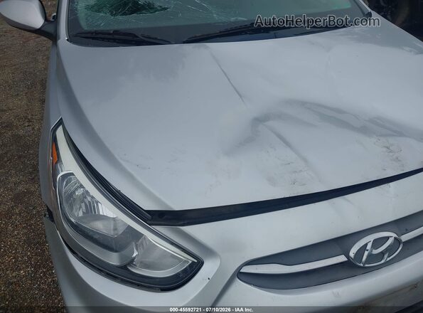 KMHCT5AE2HU335594 2017 HYUNDAI ACCENT Silver Вид задньої частини салону