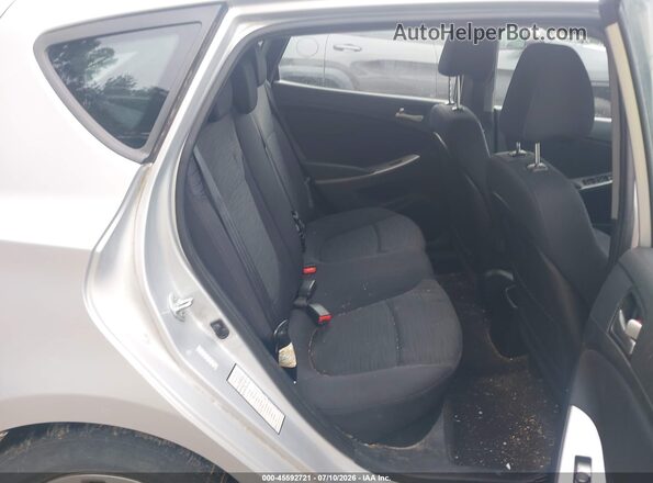 KMHCT5AE2HU335594 2017 HYUNDAI ACCENT Silver Вид наклейки з VIN-кодом