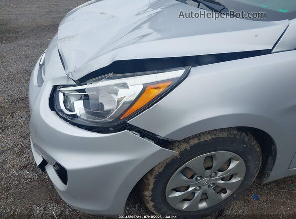 KMHCT5AE2HU335594 2017 HYUNDAI ACCENT Silver 