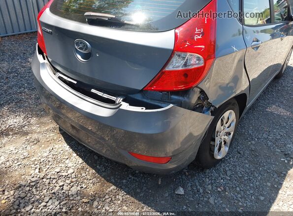KMHCT5AE2HU355375 2017 HYUNDAI ACCENT Gray წინა ხედი