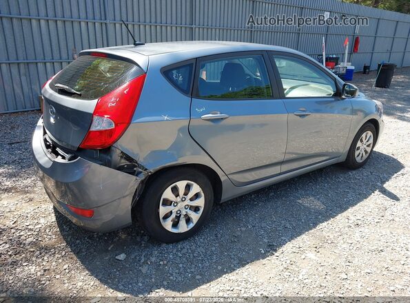 KMHCT5AE2HU355375 2017 HYUNDAI ACCENT Gray უკანა მარჯვენა