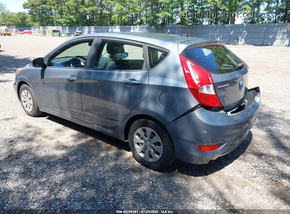 KMHCT5AE2HU355375 2017 HYUNDAI ACCENT Gray უკანა მარცხენა