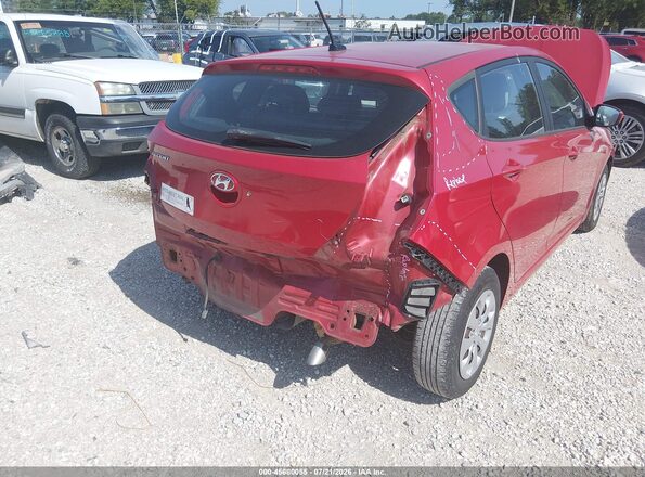 KMHCT5AE3HU325348 2017 HYUNDAI ACCENT Red Դիմացի տեսք