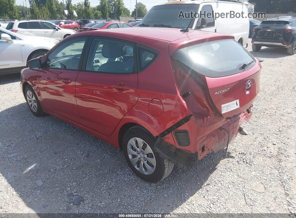 KMHCT5AE3HU325348 2017 HYUNDAI ACCENT Red Հետևի ձախ