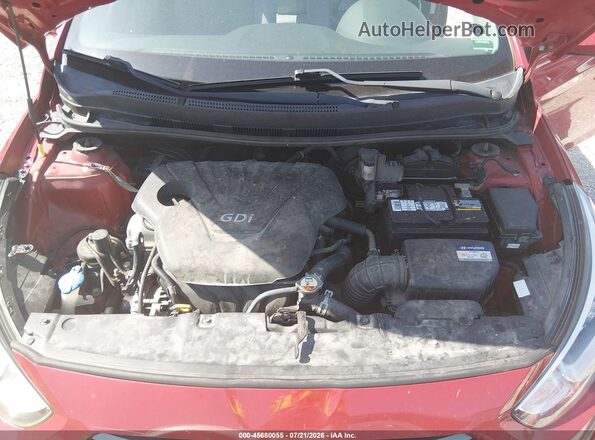 KMHCT5AE3HU325348 2017 HYUNDAI ACCENT Red Հետևի տեսք