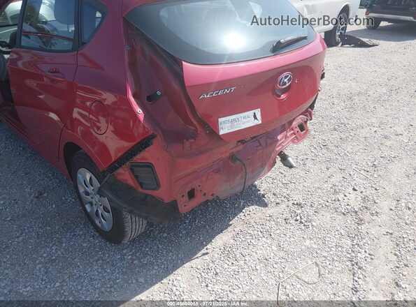 KMHCT5AE3HU325348 2017 HYUNDAI ACCENT Red Սալոնի հետևի տեսք