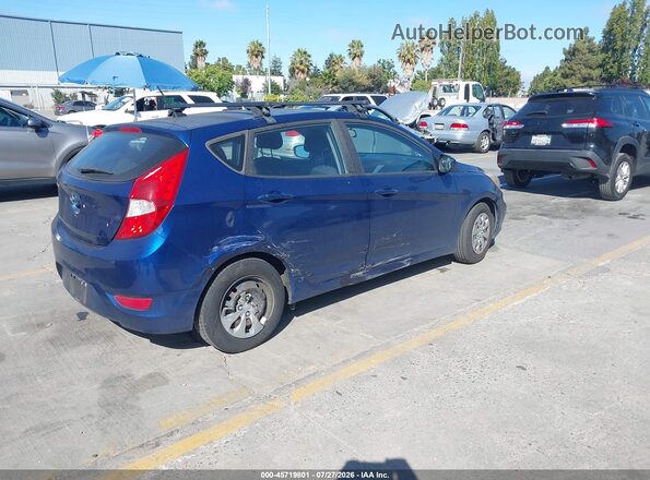 KMHCT5AE3HU331439 2017 HYUNDAI ACCENT Синий Задняя правая четверть