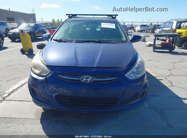 KMHCT5AE3HU331439 2017 HYUNDAI ACCENT Синий Вид щитка приборов